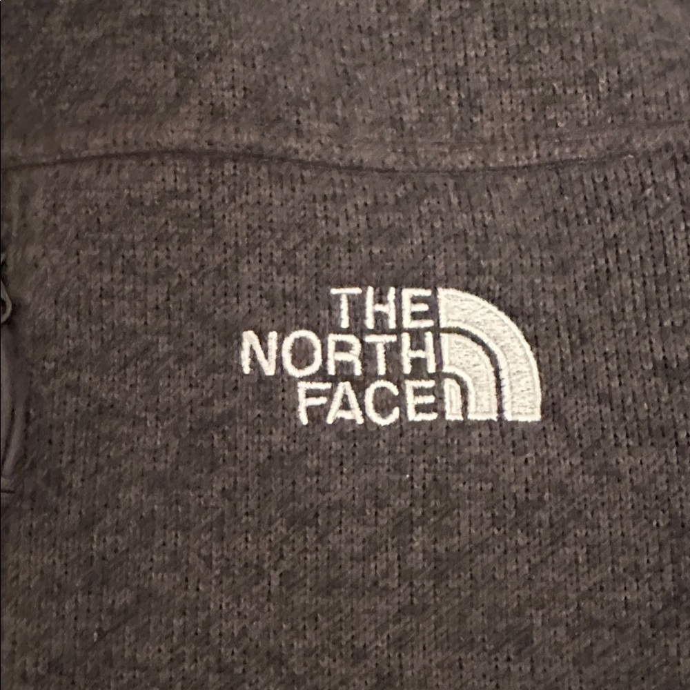 The North Face Charcoal Gordon Lyons Fleece Quarter Zip Jacket Mens Size Medium - Picture 7 of 14